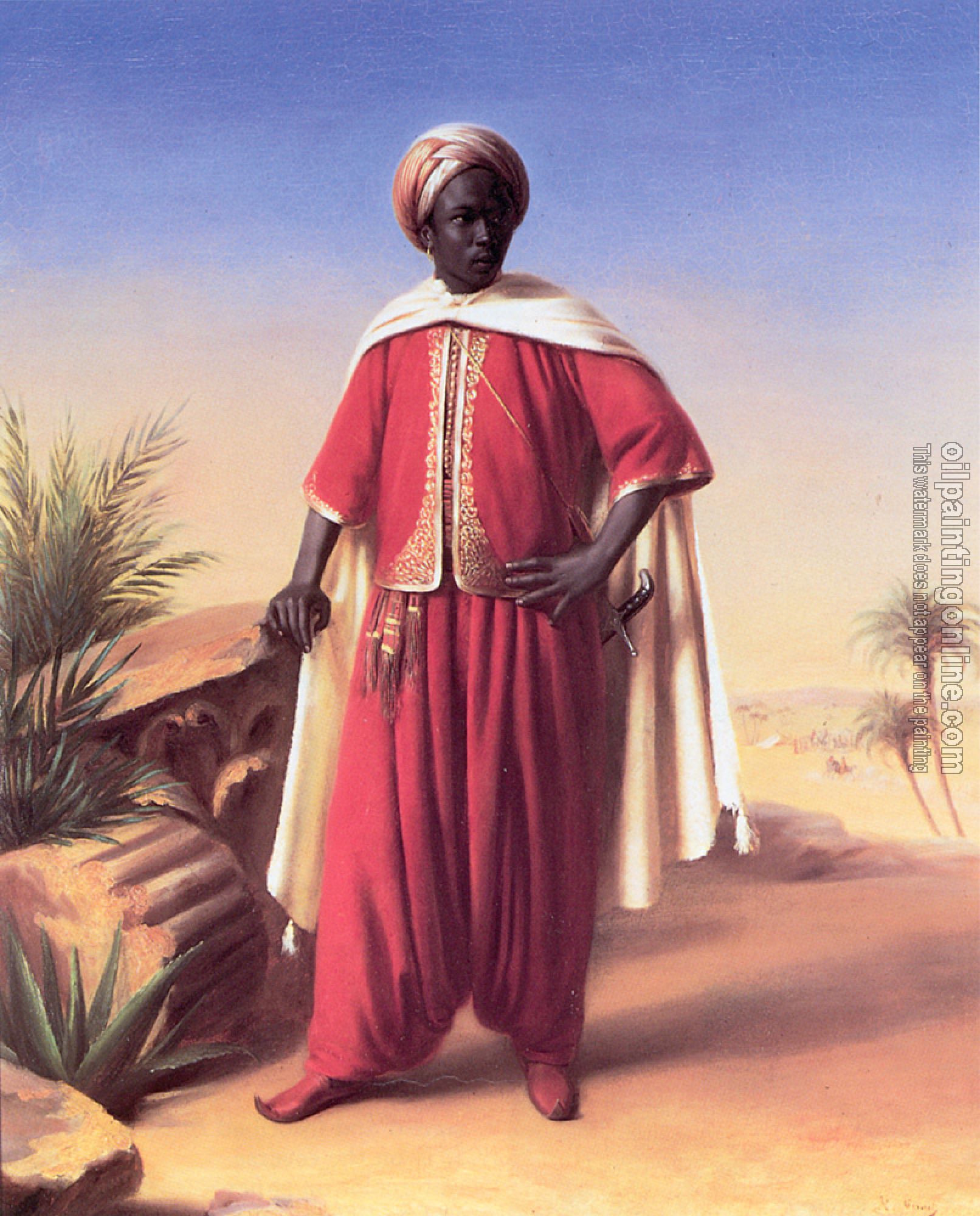 Vernet, Horace - Portrait of an Arab